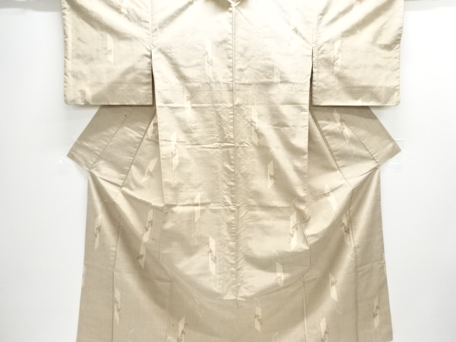 JAPANESE KIMONO / ANTIQUE KIMONO / SILK / TSUMUGI / WOVEN ANE-SAN DOLL